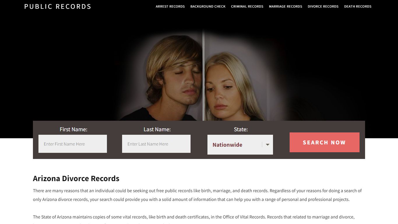 Arizona Divorce Records | Enter Name and Search. 14Days Free